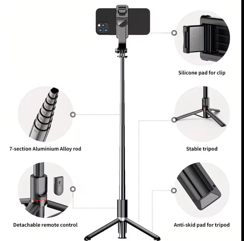 40-Inch 360 Selfie Stick