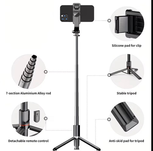40-Inch 360 Selfie Stick